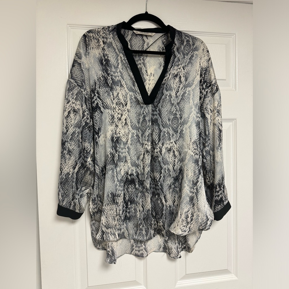 ZARA animal print shirt size M
